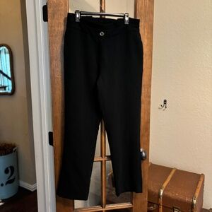Marc New York Paperbag Waist Black Pants, Size 10